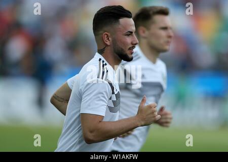 Udine, Italia. Il 30 giugno, 2019. firo: 30.06.2019, calcio, Internazionale, UEFA U21 del Campionato Europeo 2019, finale, Germania - Spagna, Marco Richter, Germania, DFB, GER, mezza figura, | Utilizzo di credito in tutto il mondo: dpa/Alamy Live News Foto Stock