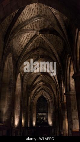 Arcade, la Cattedrale di St Giles, Edimburgo, Scozia, Regno Unito Foto Stock