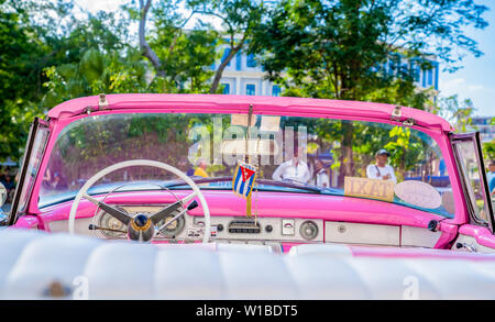 Splendido classico americano auto nella Città dell Avana Cuba. Foto Stock