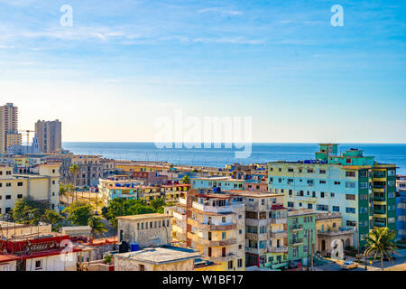 Vista panoramica di l'Avana, Cuba. Foto Stock