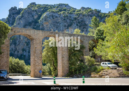 Unità spettacolari attraverso Serra de Tramuntana su Mallorca Foto Stock