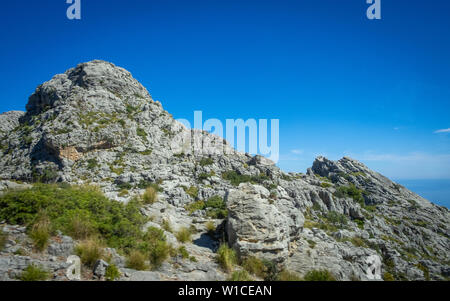 Unità spettacolari attraverso Serra de Tramuntana su Mallorca Foto Stock