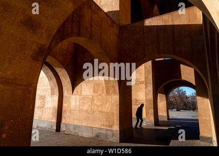 Ingresso di san Gregorio l Illuminatore, Cattedrale di Yerevan, Armenia. Foto Stock