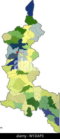 Immagine di archivio da pagina 97 del sud-ovest Montana wetland assessment . A sud-ovest Montana valutazione delle paludi : sviluppo di un statewide la valutazione e la strategia di monitoraggio per il Montana . Df136ed1-B443-444a-b82b-1c9a0AA16524 Anno: 2012 10 20 I Miglia chilometri l 0 5 10 20 30 40 figura G-20. Ettari di zone umide palustre su proprietà privata terre dal sesto codice unità di hydrologic nel Madison spartiacque del fiume. Appendice G - 20 Foto Stock