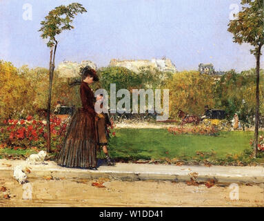 William Merritt Chase - In Park Paris 1889 Foto Stock