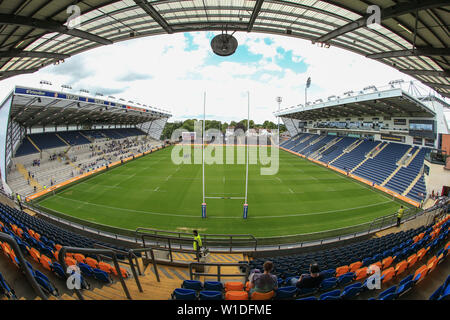 Il 30 giugno 2019 , Smeraldo Headingley Stadium, Inghilterra; Betfred Super League, rotondo 20, Leeds Rhinos vs Catalans Dragons ; una vista generale di Emerald Headingley Credito: Mark Cosgrove/news immagini Foto Stock