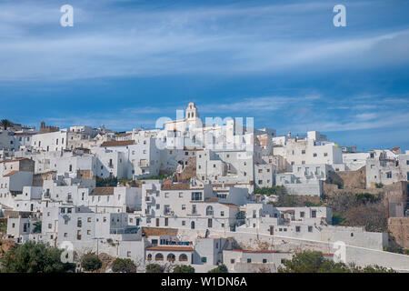 Villaggi Bianchi di Andalusia vejer de la Frontera nella provincia di Cadice Foto Stock