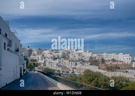 Villaggi Bianchi di Andalusia vejer de la Frontera nella provincia di Cadice Foto Stock