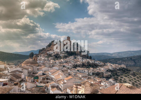 Villaggi di Andalusia, Montefrío nella provincia di Granada Foto Stock