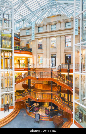 Princes Square Shopping Centre, Glasgow, Scotland, Regno Unito, Europa Foto Stock