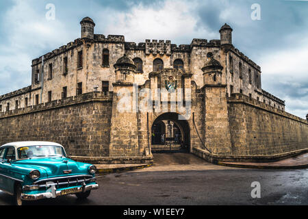 Castillo de la Real Fuerza a La Habana Vieja, UNESCO, Avana Vecchia, La Habana (l'Avana, Cuba, West Indies, dei Caraibi e America centrale Foto Stock