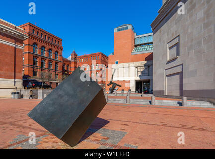 Vista degli Stati Uniti Museo commemorativo di Holocaust, Washington D.C., Stati Uniti d'America, America del Nord Foto Stock