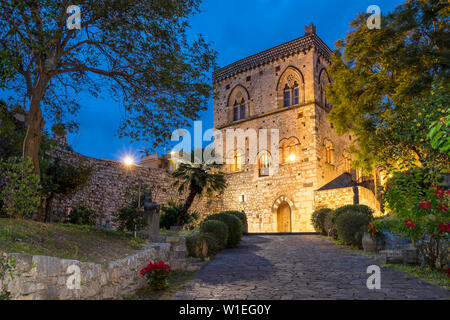 I Duchi di Santo Stefano's Palace, Taormina, Sicilia, Italia, Europa Foto Stock
