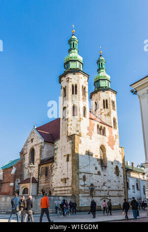 La Chiesa di San Pietro e di San Paolo nel centro medievale della città vecchia, Sito Patrimonio Mondiale dell'UNESCO, Cracovia, in Polonia, in Europa Foto Stock