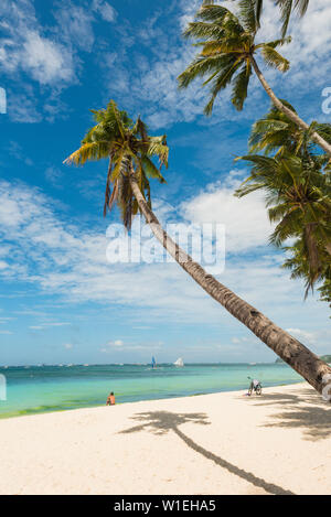 Dinwid Beach, Boracay, Western Visayas, Filippine, Sud-est asiatico, in Asia Foto Stock