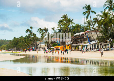 Dinwid Beach, Boracay, Western Visayas, Filippine, Sud-est asiatico, in Asia Foto Stock