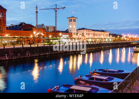 Malmo principale stazione ferroviaria, Malmo, Skane, Svezia, Scandinavia, Europa Foto Stock