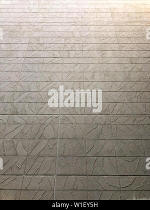 Texture di parete marrone chiaro o color crema per lo sfondo. Foto Stock