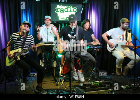 BALA CYNWYD, PA - luglio1 :Hembree visita Radio 104,5 performance studio Bala Cynwyd, Pa 1 luglio 2019 Credito : Star Shooter/MediaPunch Foto Stock