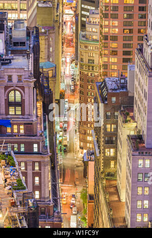 New York, New York, Stati Uniti d'America cityscape. Foto Stock