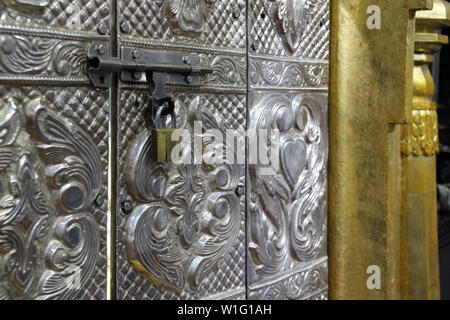 Tempio indù (Sri Veeramakaliamman) in Singapore Foto Stock