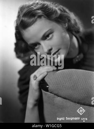 INGRID BERGMAN 1938 Pubblicità ritratto Germania UFA / Universum Film Foto Stock
