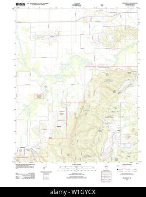 USGS TOPO Map Illinois il Rudement 20120820 TM il restauro Foto Stock