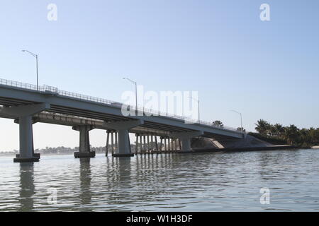 Marco Island, Napoli ponte in Florida Foto Stock