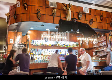 Miami Beach Florida,Collins Avenue,quartiere storico Art Deco,Chesterfield,hotel hotel albergo motel motel,boutique hotel,Safari Bar e. Foto Stock