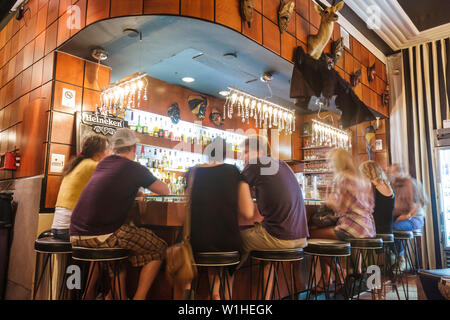 Miami Beach Florida,Collins Avenue,quartiere storico Art Deco,Chesterfield,hotel hotel albergo motel motel,boutique hotel,Safari Bar e. Foto Stock