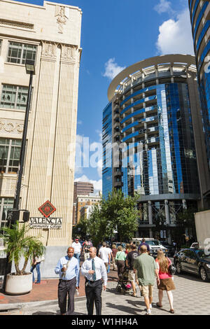 Orlando Florida, South Orange Avenue, Downtown Historic District, rivitalizzazione, preservazione, edificio di uffici, Black Blacks African African African African Minori etnico Foto Stock