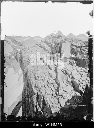 Fotografare in alti luoghi. La Contea di Lincoln, Wyoming. William Henry Jackson e Charly Campbell in foto. Foto Stock