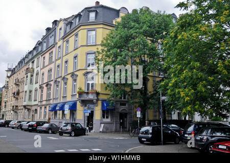 Launitzstrasse, Francoforte, Germania Foto Stock