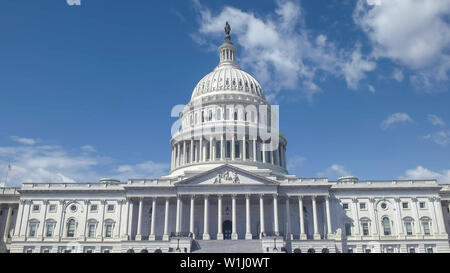 In prossimità del lato est degli Stati Uniti Campidoglio di Washington DC Foto Stock