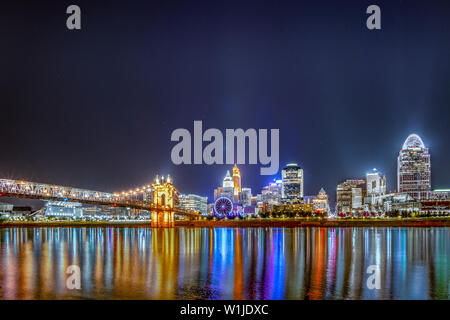 Cincinnati Skystar Skyline di ruota Foto Stock