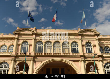 Palais de l'Europe a Menton,(teatro e sala concerti a Menton Francia Foto Stock