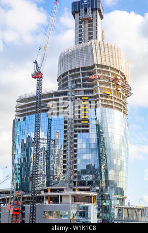 Costruzione di un casinò Crown e hotel a Barangaroo nel centro di Sydney, New South Wales, Australia by Crown Resorts Foto Stock