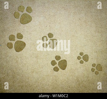 Modello senza soluzione di continuità con le icone del cane Foto Stock