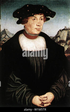 Lucas Cranach il Vecchio - Ritratto Hans Melber 1526 Foto Stock