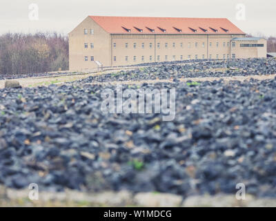 Edificio in deposito a Buchenwald campo di concentramento KZ Buchenwald, Ettersberg, Weimar, Thüringen, Germania Foto Stock