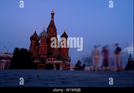 Basilio Kathedrale, Moskau Russland Foto Stock