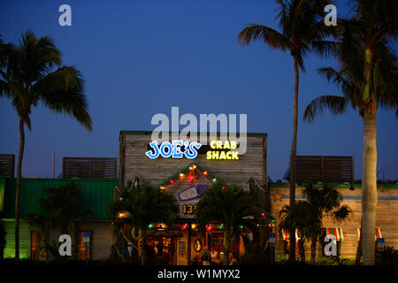 Joe's Crab Shack Ristorante, Naples, Florida, Stati Uniti d'America Foto Stock