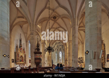 All'interno di San Martin's Cathedral a Bratislava (Pressburg) , Danubio , Slovacchia , Europa Foto Stock