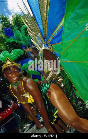 Grand Kadooment Day, Crop-Over Festival, Bridgetown San Michele, Barbados Foto Stock