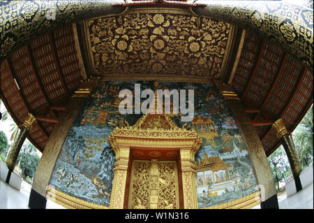 Wat Tat tempio, Luang Prabang, Laos Indocina, Asia Foto Stock