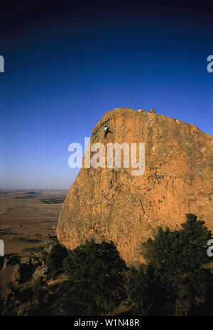 Il freeclimbing, Sud Africa Foto Stock