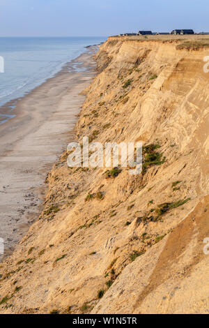 Faro di Hirthals, Jutland settentrionale, nello Jutland, Penisola cimbra, Scandinavia, Danimarca, Nord Europa Foto Stock