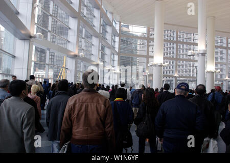 La Staten Island Ferry Terminal, New York New York, Stati Uniti d'America, U.S.A. Foto Stock