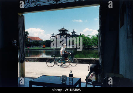 Tempel, Phat Diem Vietnam Foto Stock