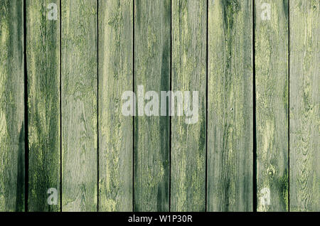 Lo sfondo è fatta di vecchio, vintage schede con peeling vernice verde. Foto Stock